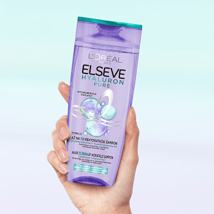 Rehydratačný šampón na vlasy Hyaluron Pure 72H L'ORÉAL PARiS ELSEVE