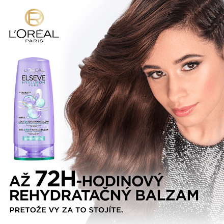 Rehydratačný šampón na vlasy Hyaluron Pure 72H L'ORÉAL PARiS ELSEVE