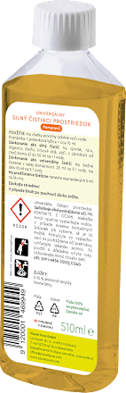 Univerzálny silný čistiaci prostriedok Pomaranč - koncentrát planet pure