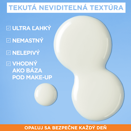 Opaľovací fluid na tvár a okolie očí SPF 50+ Garnier Ambre Solaire