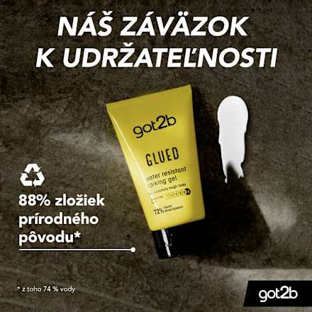 Vodoodolný stylingový gél Glued got2b