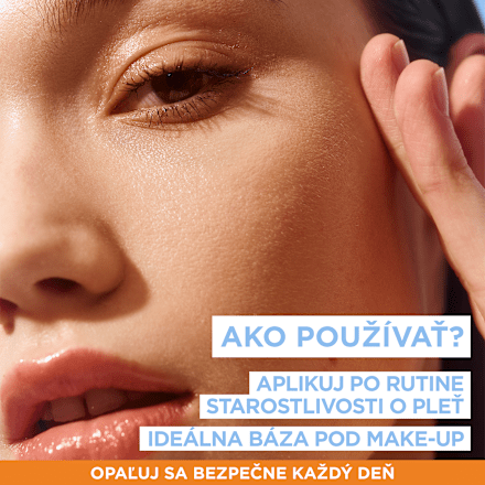 Opaľovací fluid na tvár a okolie očí SPF 50+ Garnier Ambre Solaire