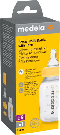 Fľaša s cumlíkom - veľ. S Medela