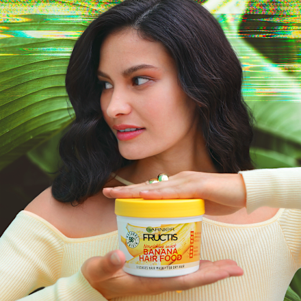 Vyživujúca maska na suché vlasy Banana Hair Food GARNIER FRUCTIS