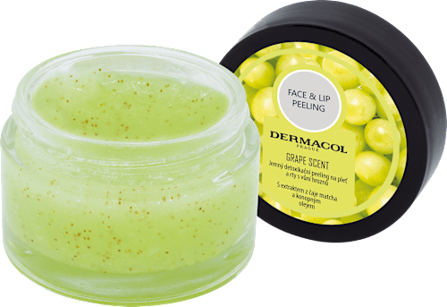 FACE & LIP detoxikační peeling s vůní hroznů Dermacol