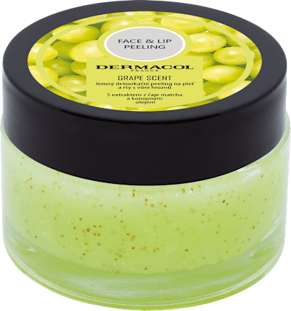 FACE & LIP detoxikační peeling s vůní hroznů Dermacol