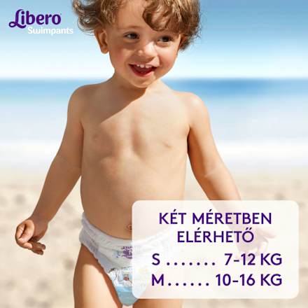 Úszópelenka M-es méret, 10-16 kg Libero