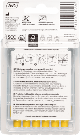 Medzobne ščetke, velikost 4 TePe