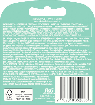 Wkłady do maszynki Smooth Sensitive Gillette Venus