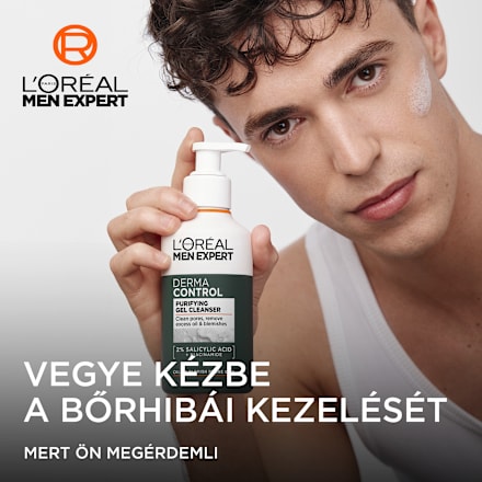 Arctisztító gél, Derma Control L'ORÉAL PARiS MEN EXPERT