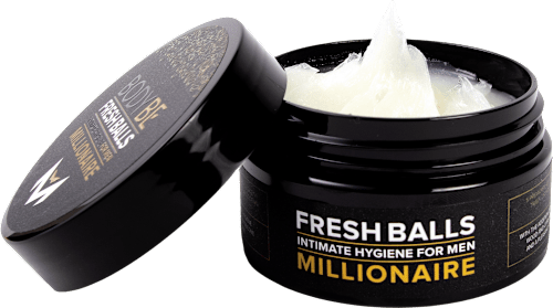 Millionaire pánská osvěžující mast na intimní hygienu Fresh Balls  BODYBE