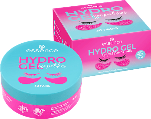 hydrogelové polštářky pod oči, 30 párů essence