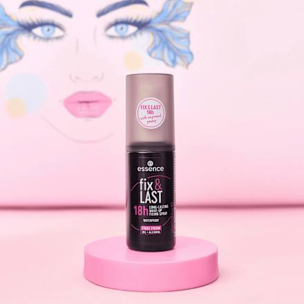 fixační sprej na make-up fix & LAST 18h essence