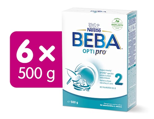 pokračovací mléčná kojenecká výživa 2 OPTIpro 6m BEBA