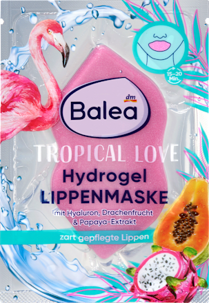 Хидрогелна маска за устни Фламинго Balea