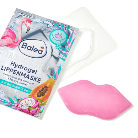 Хидрогелна маска за устни Фламинго Balea
