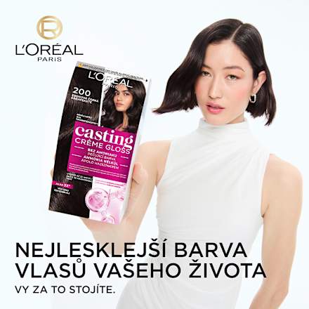 barva na vlasy Hořká čokoládová 323 L'ORÉAL PARiS CASTING Crème Gloss