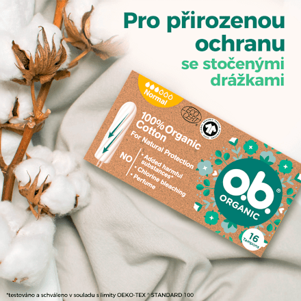 Organic tampony Normal o.b.