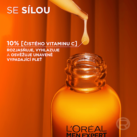 Hydra Energetic pleťové sérum Vitamín C L'ORÉAL PARiS MEN EXPERT
