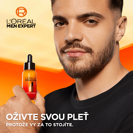Hydra Energetic pleťové sérum Vitamín C L'ORÉAL PARiS MEN EXPERT