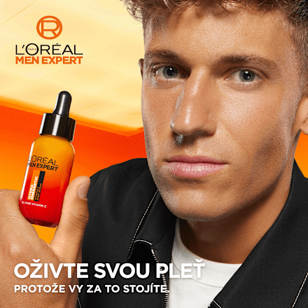 Hydra Energetic pleťové sérum Vitamín C L'ORÉAL PARiS MEN EXPERT