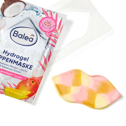 Хидрогелна маска за устни Tropical Love Плодове Balea
