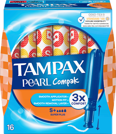 Tampony Compak Pearl Super Plus  Tampax
