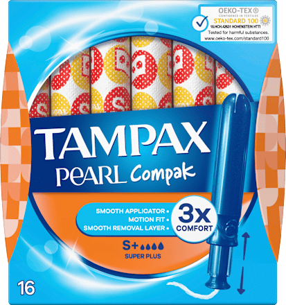 Tampony Compak Pearl Super Plus  Tampax