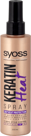 Keratin Heat sprej za zaštitu kose od topline syoss