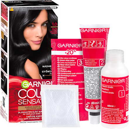 Tartós hajfesték, intenzív fekete 1.0 GARNIER Color Sensation