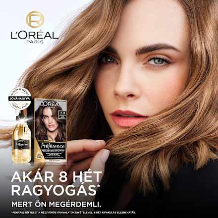 Tartós hajfesték, barna 4.0 L'ORÉAL PARiS PRÉFÉRENCE