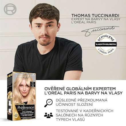 barva na vlasy 5.0 Světle hnědá L'ORÉAL PARiS PRÉFÉRENCE