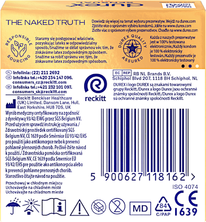 Prezerwatywy Sensual XL Durex