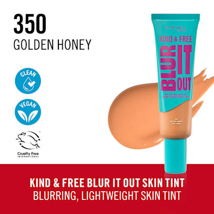 Kind & Free Blur It Out tečni puder - 350 Golden Honey RIMMEL LONDON