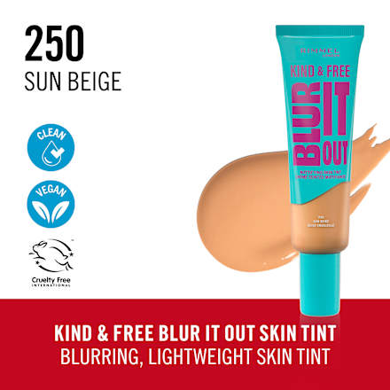 Kind & Free Blur It Out tečni puder - 250 Sun Beige RIMMEL LONDON