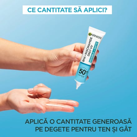 Cremă fluidă invizibilă anti-imperfecțiuni cu SPF 50+ GARNIER PureActive