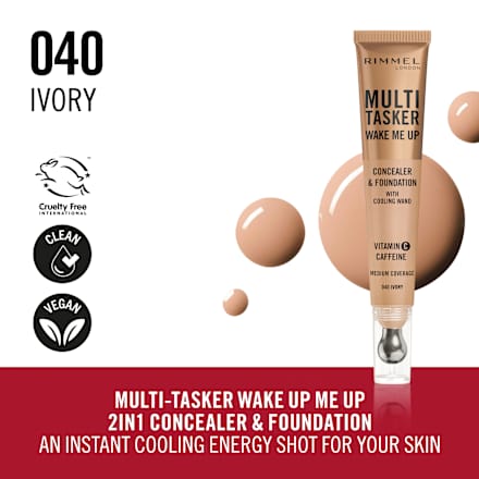 Multi Tasker Wake Me Up korektor i puder - 040 Ivory RIMMEL LONDON