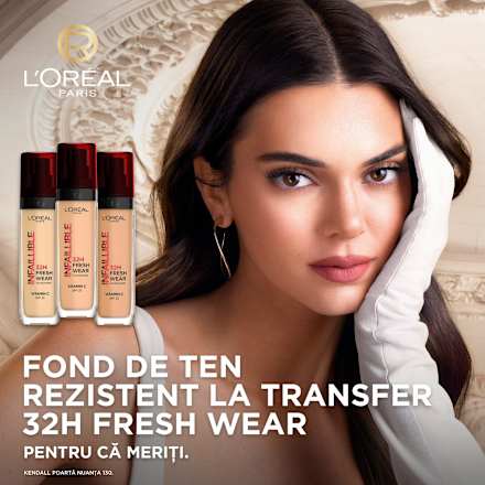 Infaillible 32H Fresh Wear fond de ten 130 True Beige L'ORÉAL PARiS