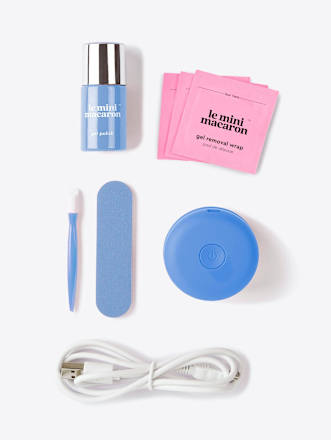Mini kit pentru manichiură Fleur Bleue le mini macaron