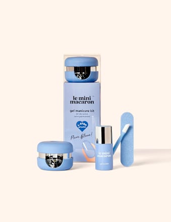 Mini kit pentru manichiură Fleur Bleue le mini macaron