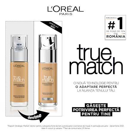 True Match fond de ten 5.D/5.W Golden Sand L'ORÉAL PARiS