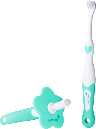 Prima periuță de dinți și prima suzetă brush-baby