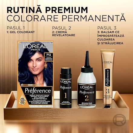 Vopsea permanentă 3 dark brown L'ORÉAL PARiS PRÉFÉRENCE