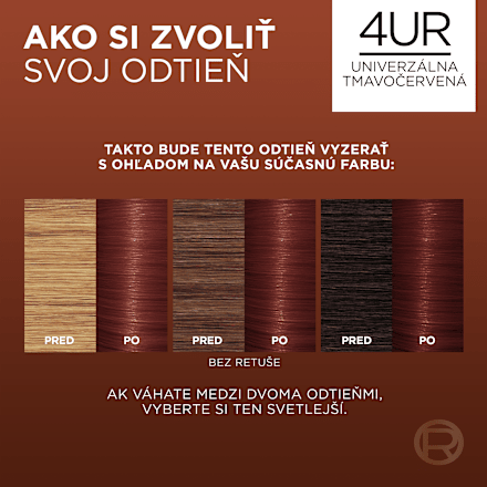 Farba na vlasy Universal Nudes - 7UR univerzálna medená L'ORÉAL PARiS EXCELLENCE Creme
