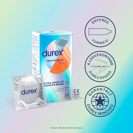 Óvszer Invisible XL Durex