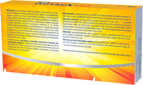 Suplement diety D-Vitum forte Max 4000 jm  OLEOFARM