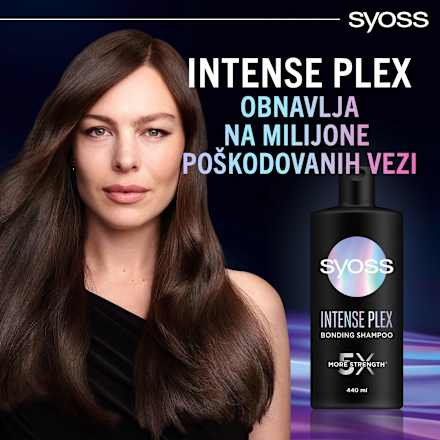 Šampon za suhe in poškodovane lase Intense Plex syoss