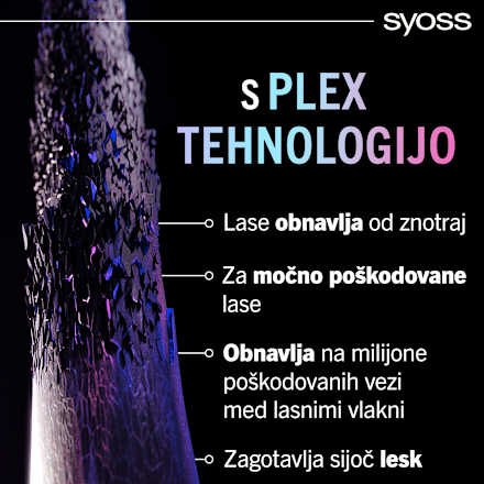 Šampon za suhe in poškodovane lase Intense Plex syoss