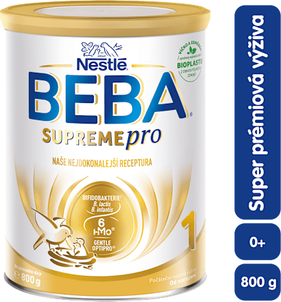SUPREMEpro 1, 6 HMO, instantní počáteční kojenecké mléko 0m+ BEBA
