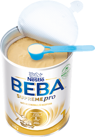 SUPREMEpro 1, 6 HMO, instantní počáteční kojenecké mléko 0m+ BEBA